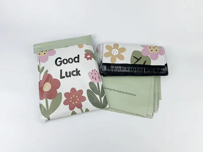 individuelle, 100 % recycelbare Poly-Versandtasche